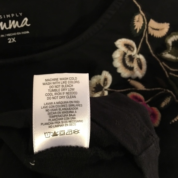 SOLD Floral T-shirt, by Simply Emma - Picture 8 of 8